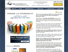 Tablet Screenshot of masterpressbooks.com